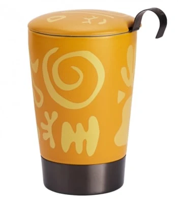 Eigeinart Tasse En Porcelaine à Double Paroi Avec Infuseur Opéra Jaune 7 Eigeinart Tasse En Porcelaine à Double Paroi Avec Infuseur Opéra Jaune – Image 5