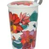 Eigeinart Tasse En Porcelaine à Double Paroi Avec Infuseur Poppy -Boutique Cristal d'Arques tasse en porcelaine a double paroi avec infuseur poppy