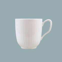 Kähler Design Tasse En Porcelaine Blanche 33cl -Boutique Cristal d'Arques tasse en porcelaine blanche 33cl 1