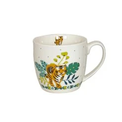 Faye Tasse En Porcelaine Blanche Tigre