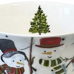AMBIENTE Tasse En Porcelaine Fine Bonhommes De Neige -Boutique Cristal d'Arques tasse en porcelaine fine bonhommes de neige 2