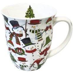 AMBIENTE Tasse En Porcelaine Fine Bonhommes De Neige