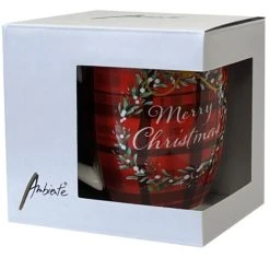 AMBIENTE Tasse En Porcelaine Fine Merry Christmas -Boutique Cristal d'Arques tasse en porcelaine fine merry christmas 2