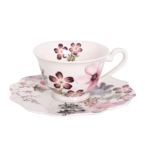 AMBIENTE Tasse Et Soucoupe En Porcelaine Fine 100ml 3 AMBIENTE Tasse Et Soucoupe En Porcelaine Fine 100ml
