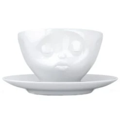 Tassen Tasse Et Sous Tasse Humeur En Porcelaine 200ml -Boutique Cristal d'Arques tasse et sous tasse bisou en porcelaine 200ml humeur