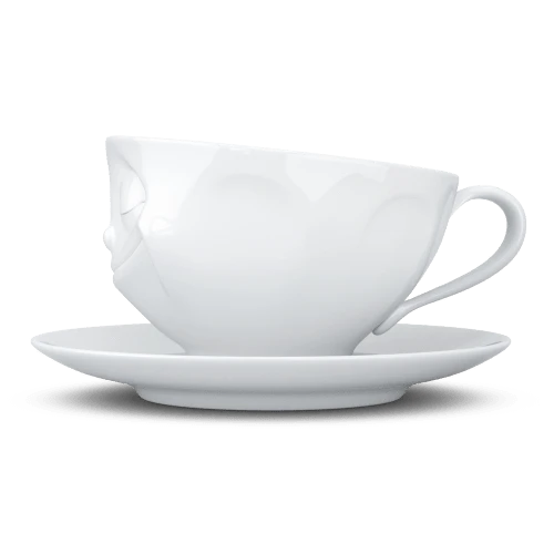 Tassen Tasse Et Sous Tasse Heureux En Porcelaine 200ml 6 Tassen Tasse Et Sous Tasse Heureux En Porcelaine 200ml – Image 4