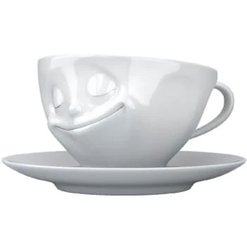 Tassen Tasse Et Sous Tasse Heureux En Porcelaine 200ml 7 Tassen Tasse Et Sous Tasse Heureux En Porcelaine 200ml – Image 5