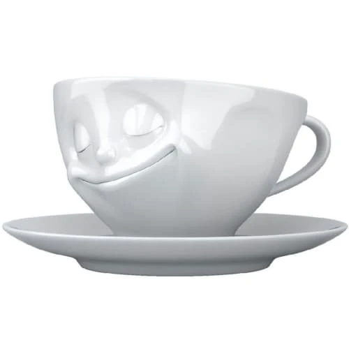 Tassen Tasse Et Sous Tasse Heureux En Porcelaine 200ml 3 Tassen Tasse Et Sous Tasse Heureux En Porcelaine 200ml