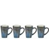 Villa Collection Tasse Expresso En Argile Bleu Nuit - Lot De 4 -Boutique Cristal d'Arques tasse expresso en argile bleu nuit lot de 4