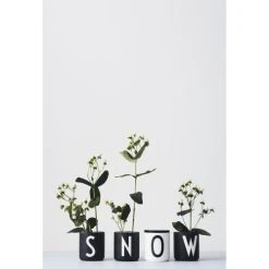 Tasse Noire Design Letters Porcelaine Noir -Boutique Cristal d'Arques tasse noire design letters porcelaine noir 10