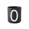 Tasse Noire Design Letters Porcelaine Noir -Boutique Cristal d'Arques tasse noire design letters porcelaine noir 18