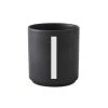 Tasse Noire Design Letters Porcelaine Noir -Boutique Cristal d'Arques tasse noire design letters porcelaine noir 36