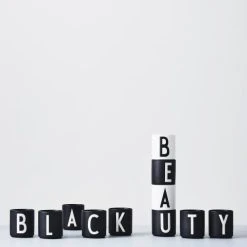 Tasse Noire Design Letters Porcelaine Noir -Boutique Cristal d'Arques tasse noire design letters porcelaine noir 9