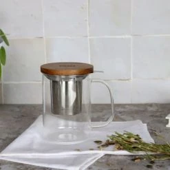 OGO Living Tisanière En Verre Borosilicate 450 Ml -Boutique Cristal d'Arques tisaniere en verre borosilicate 450 ml 2