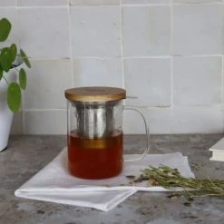 OGO Living Tisanière En Verre Borosilicate 450 Ml -Boutique Cristal d'Arques tisaniere en verre borosilicate 450 ml 3