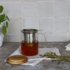 OGO Living Tisanière En Verre Borosilicate 450 Ml -Boutique Cristal d'Arques tisaniere en verre borosilicate 450 ml 4