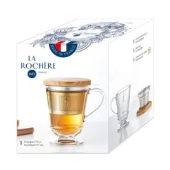 La Rochère Tisanière En Verre Transparent -Boutique Cristal d'Arques tisaniere en verre transparent 4