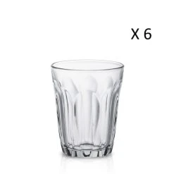 Duralex Verre à Eau à Facettes 13cl En Verre Trempé Résistant Transparent