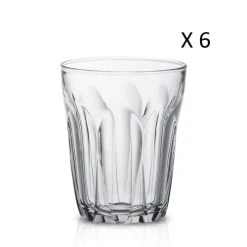 Duralex Verre à Eau à Facettes 25cl En Verre Trempé Résistant Transparent