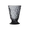 La Rochère Verre à Eau En Verre Anthracite - Lot De 6 -Boutique Cristal d'Arques verre a eau en verre anthracite lot de 6