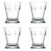La Rochère Verre à Eau En Verre Transparent-l'unité- Set De 4 -Boutique Cristal d'Arques verre a eau en verre transparent l unite set de 4