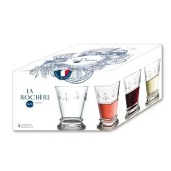 La Rochère Verre à Eau En Verre Transparent-l'unité- Set De 4 -Boutique Cristal d'Arques verre a eau en verre transparent l unite set de 4 4