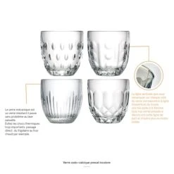 La Rochère Verre à Eau En Verre Transparent-l'unité- Set De 4 11 La Rochère Verre à Eau En Verre Transparent-l'unité- Set De 4 -Boutique Cristal d'Arques verre a eau en verre transparent l unite set de 4 8