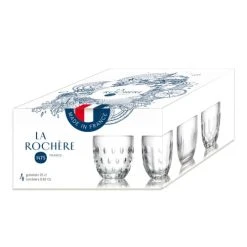 La Rochère Verre à Eau En Verre Transparent-l'unité- Set De 4 12 La Rochère Verre à Eau En Verre Transparent-l'unité- Set De 4 -Boutique Cristal d'Arques verre a eau en verre transparent l unite set de 4 9