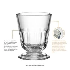 La Rochère Verre à Eau En Verre Transparent - Lot De 6 -Boutique Cristal d'Arques verre a eau en verre transparent lot de 6 13