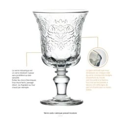 La Rochère Verre à Eau En Verre Transparent - Lot De 6 -Boutique Cristal d'Arques verre a eau en verre transparent lot de 6 27