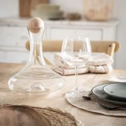 Maisons Du Monde Verre à Pied En Verre H21 - Lot De 6 -Boutique Cristal d'Arques verre a pied en verre h21 1000 14 23 215642 2