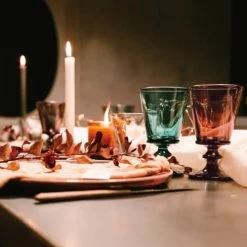 La Rochère Verre à Pied Mécanique En Verre - Lot De 6 -Boutique Cristal d'Arques verre a pied mecanique en verre lot de 6 1