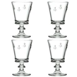 La Rochère Verre à Pied Mécanique En Verre Transparent-l'unité- Set De 4
