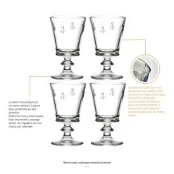 La Rochère Verre à Pied Mécanique En Verre Transparent-l'unité- Set De 4 9 La Rochère Verre à Pied Mécanique En Verre Transparent-l'unité- Set De 4 -Boutique Cristal d'Arques verre a pied mecanique en verre transparent l unite set de 4 3