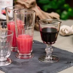 La Rochère Verre à Pied Mécanique En Verre Transparent - Lot De 6 -Boutique Cristal d'Arques verre a pied mecanique en verre transparent lot de 6 1