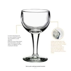 La Rochère Verre à Pied Mécanique En Verre Transparent - Lot De 6 -Boutique Cristal d'Arques verre a pied mecanique en verre transparent lot de 6 31