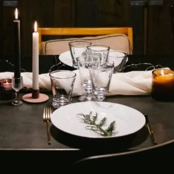 La Rochère Verre à Pied Mécanique En Verre Transparent - Lot De 6 -Boutique Cristal d'Arques verre a pied mecanique en verre transparent lot de 6 46