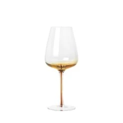 Broste Copenhagen Verre à Vin Blanc Smoke -Boutique Cristal d'Arques verre a vin blanc ambre