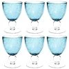 Maisons Du Monde Verre à Vin En Verre Bullé Bleu - Lot De 6 -Boutique Cristal d'Arques verre a vin en verre bulle bleu 1000 5 8 161794 5