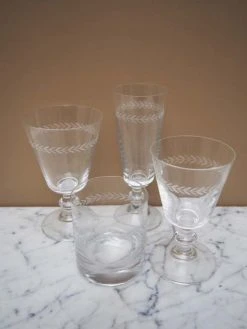 Chehoma Verre à Vin En Verre Transparent -Boutique Cristal d'Arques verre a vin en verre transparent 4