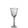 Wadiga Verre à Vin En Verre Transparent Et Liseré Doré 20cl -Boutique Cristal d'Arques verre a vin en verre transparent et lisere dore 20cl