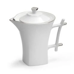 Medard De Noblat Verseuse En Porcelaine De Limoges Blanc